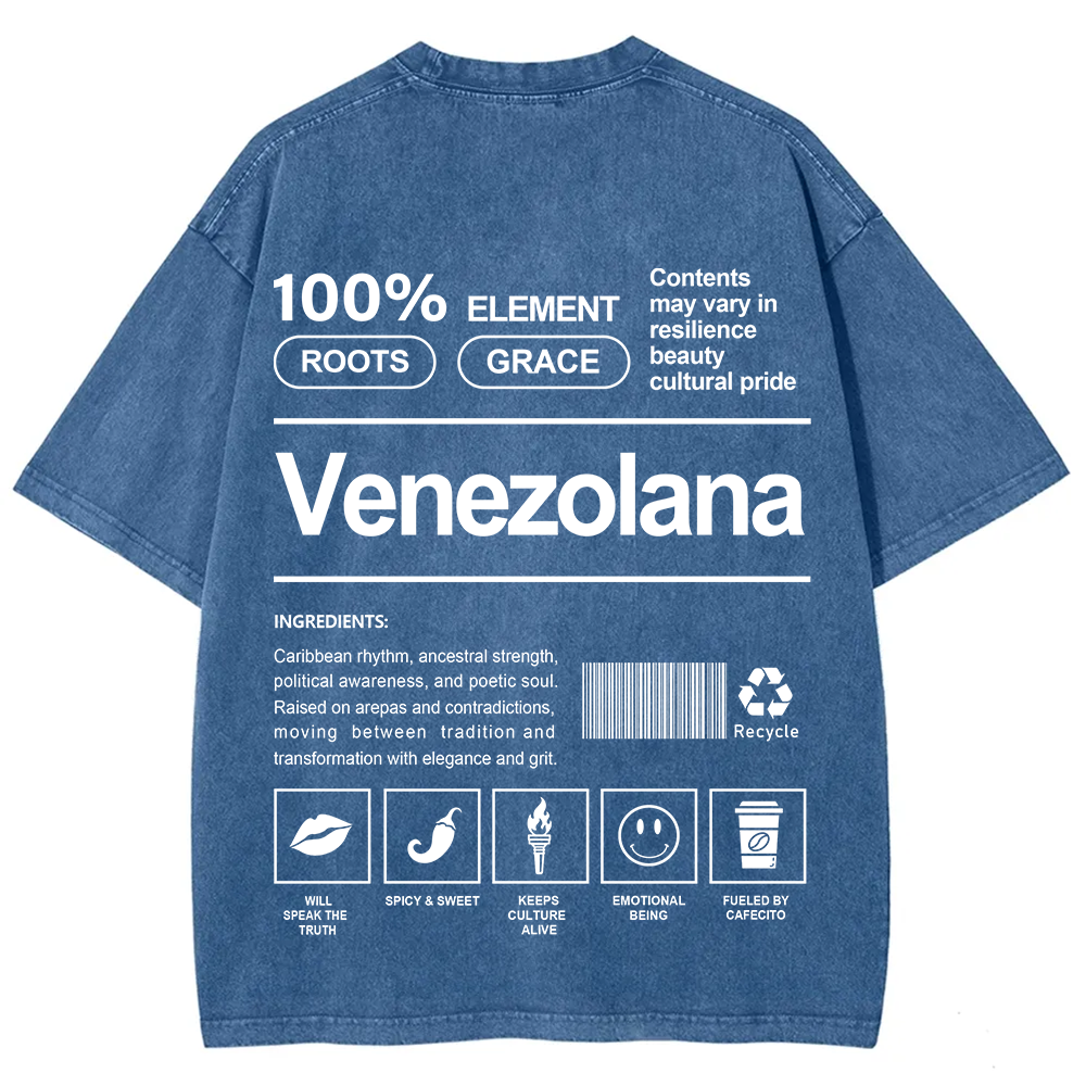 Venezolana Unisex Fit  Washed T-Shirt