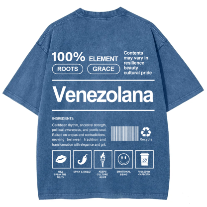 Venezolana Unisex Fit  Washed T-Shirt
