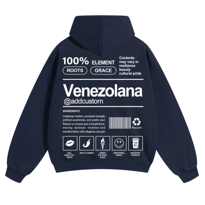 Venezolana Addcustom Unisex Fit Color Hoodie wearishow