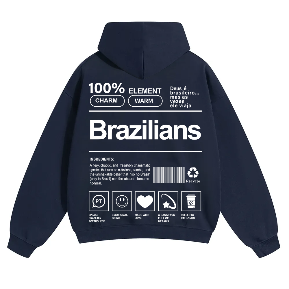 Brazilians Unisex Fit Color Hoodie wearishow