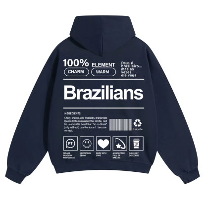 Brazilians Unisex Fit Color Hoodie wearishow