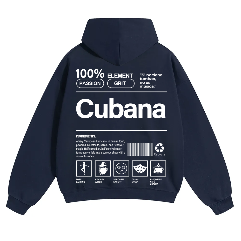 Cubana Unisex Fit Color Hoodie wearishow