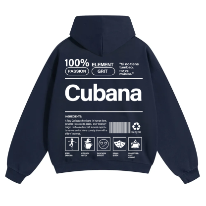 Cubana Unisex Fit Color Hoodie wearishow