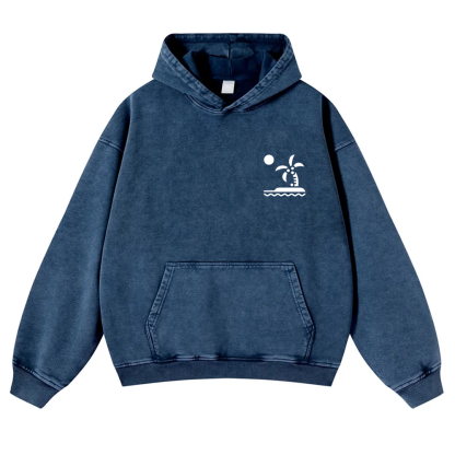 Caribbean Unisex Fit  Washed Hoodie wearishow