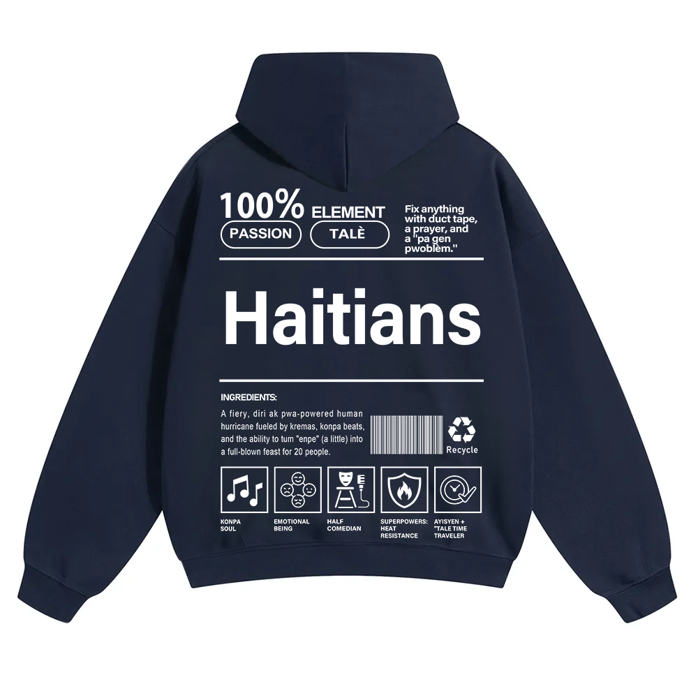 Haitians Unisex Fit Color Hoodie wearishow
