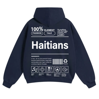 Haitians Unisex Fit Color Hoodie wearishow