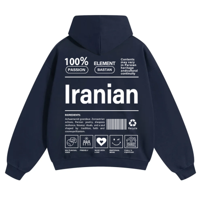 Iranian Unisex Fit Color Hoodie wearishow