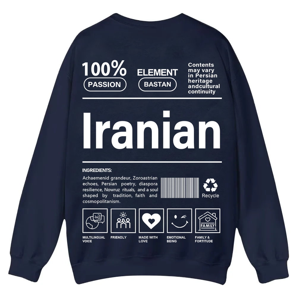 Iranian Unisex Fit  Casual Crewneck Sweatshirt wearishow