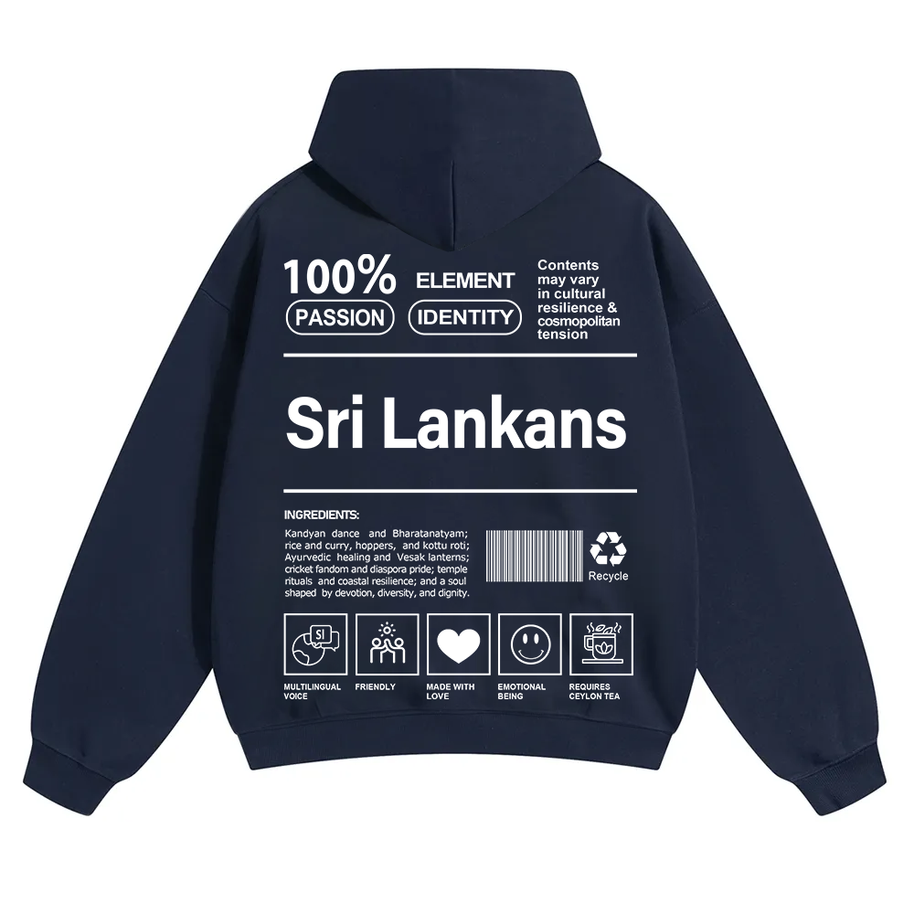 Sri Lankans Unisex Fit Color Hoodie wearishow