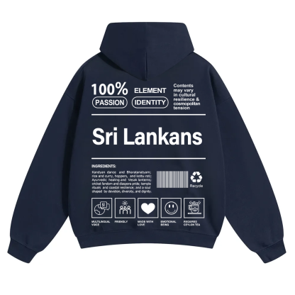 Sri Lankans Unisex Fit Color Hoodie wearishow