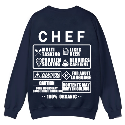  Chef Casual Crewneck Sweatshirt