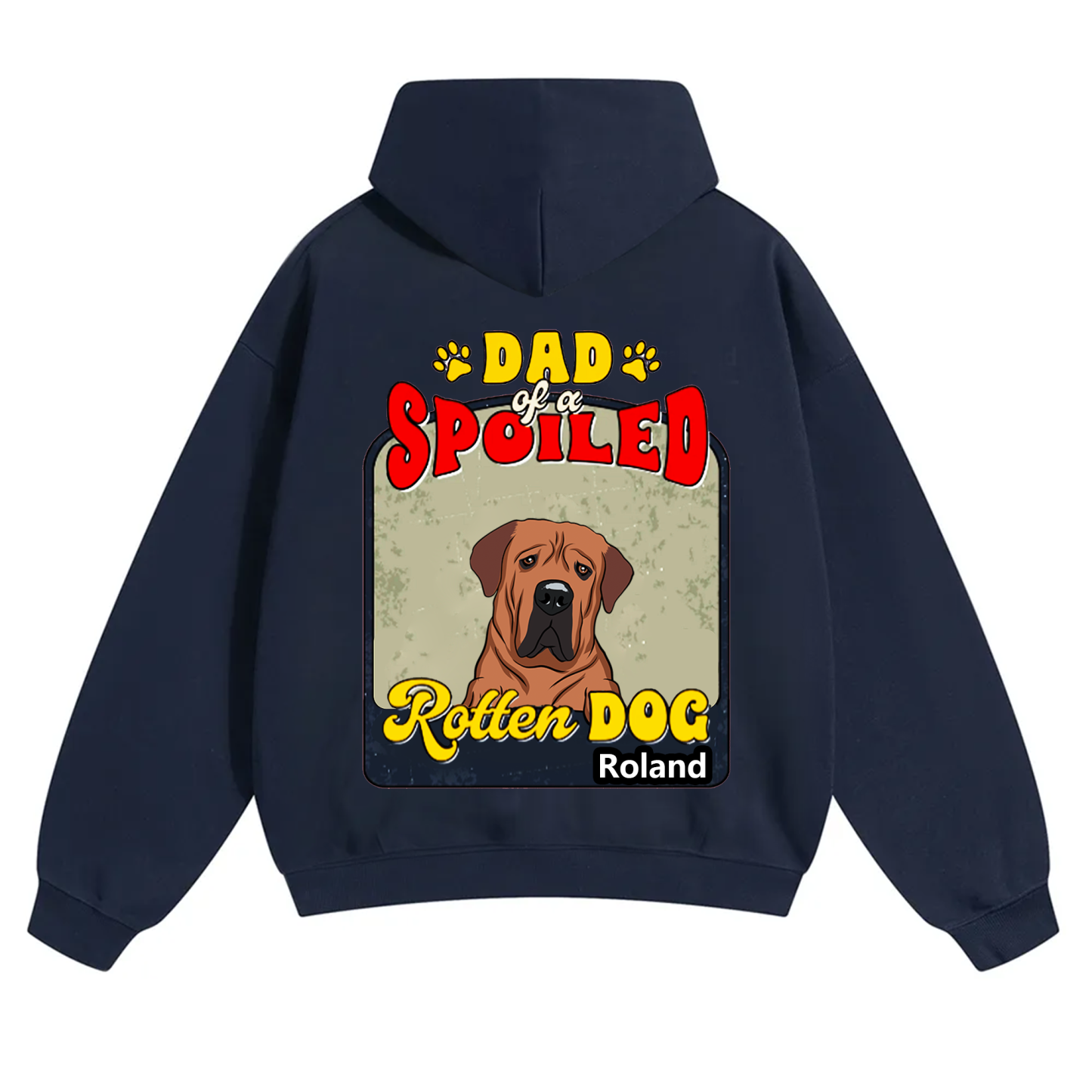 Spoiled Rotten Dog Named - Personalized Custom Unisex Hoodie