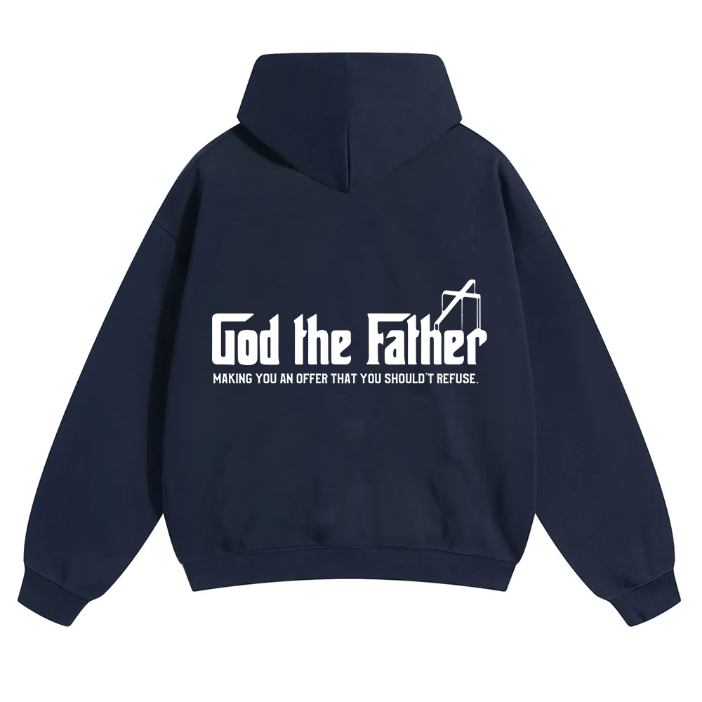 God The Father Christian Unisex Solid Color Hoodie wearishow
