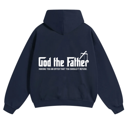 God The Father Christian Unisex Solid Color Hoodie wearishow