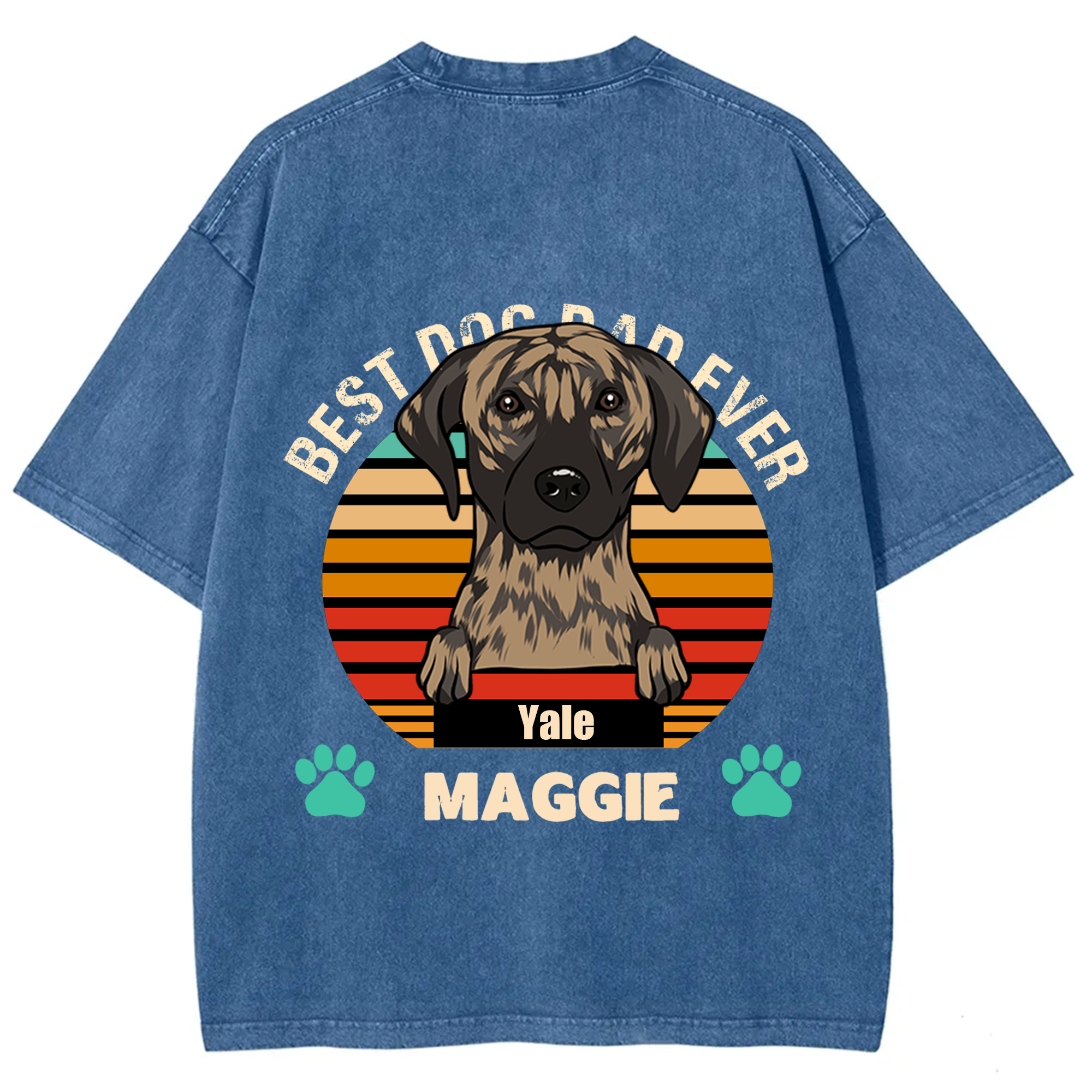 Best Dog Mom and Dad Ever - Personalized Custom Unisex T-shirt