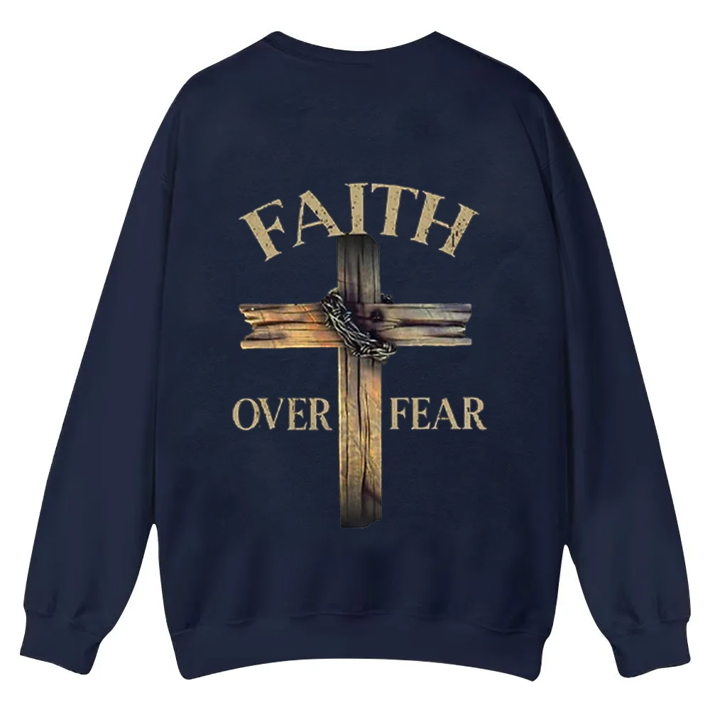 Christianity Casual Crewneck Sweatshirt wearishow