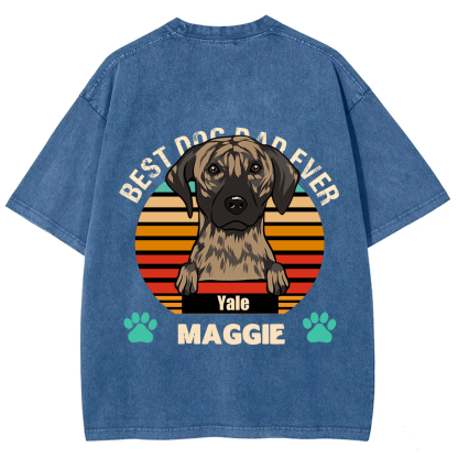 Best Dog Mom and Dad Ever - Personalized Custom Unisex T-shirt