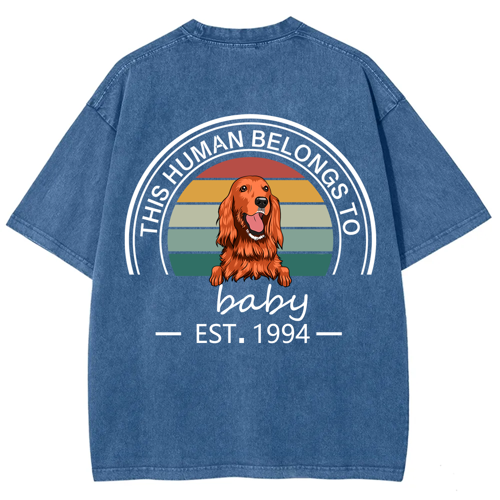 This Human Belongs To - Personalized Custom Unisex T-shirt