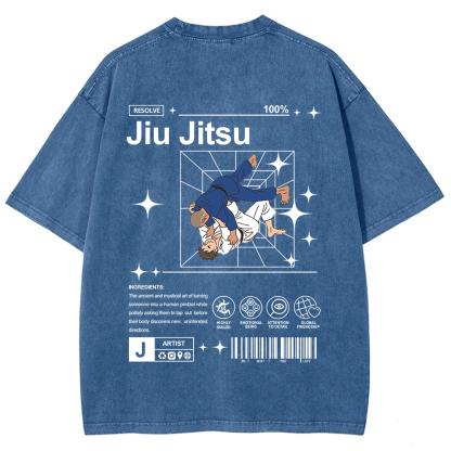 Jiu Jitsu Unisex Fit Washed T-Shirt