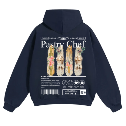 Pastry Chef Unisex Solid Color Hoodie wearishow