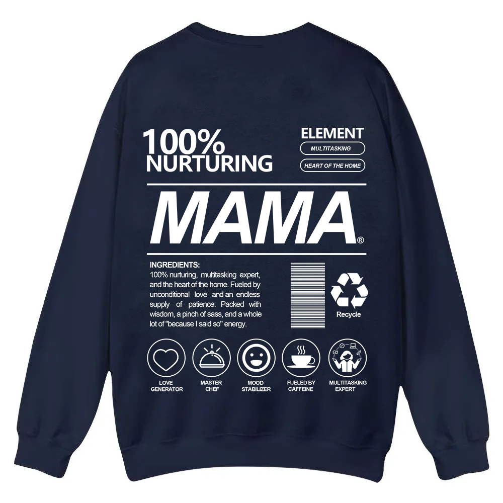Mama Casual Crewneck Sweatshirt wearishow