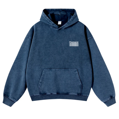 Pharmacist Washed Hoodie wearishow