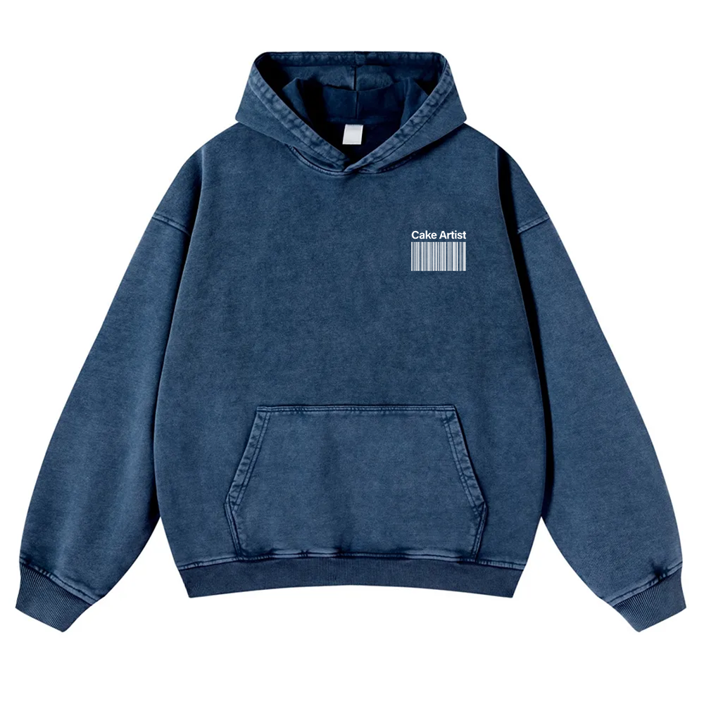 Cake Artist Washed Hoodie wearishow