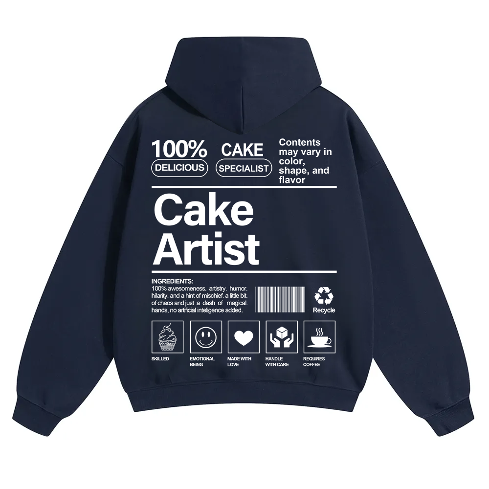 Cake Artist  Unisex Solid Color Hoodie wearishow
