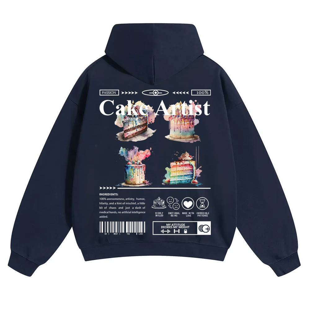 Cake Artist  Unisex Solid Color Hoodie wearishow