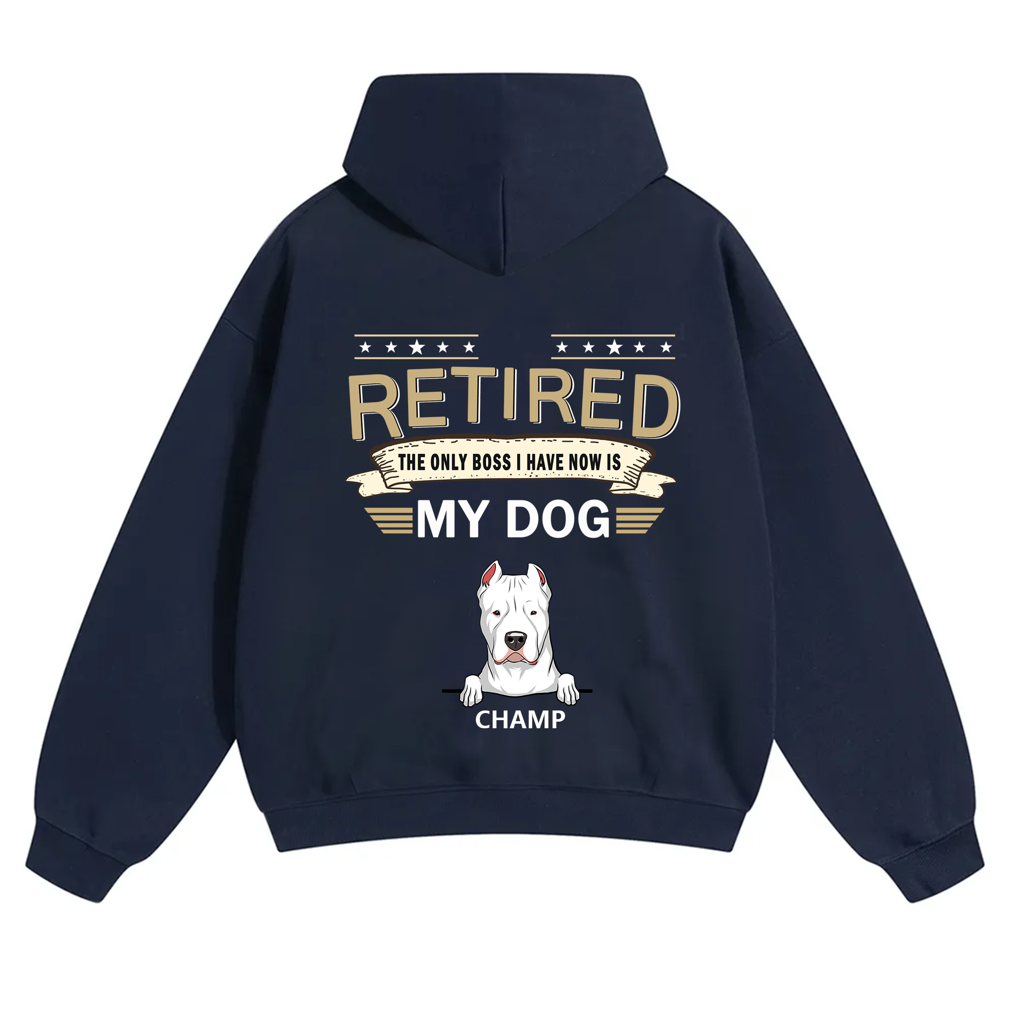 The Only Boss I Have - Personalized Custom Unisex Hoodie