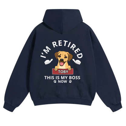 This Is My Boss - Personalized Custom Unisex Hoodie