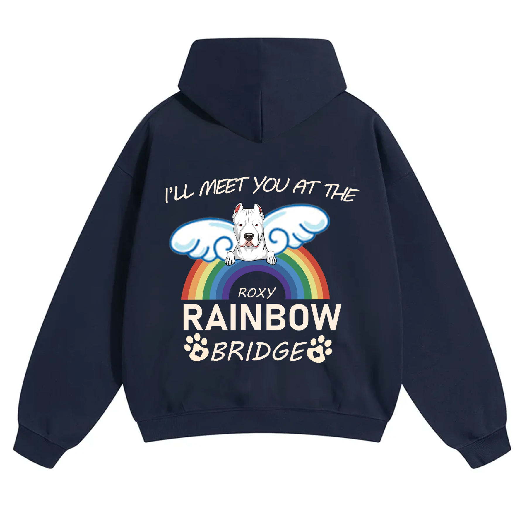I'll Meet You At The Rainbow Bridge - Personalized Custom Unisex Hoodie