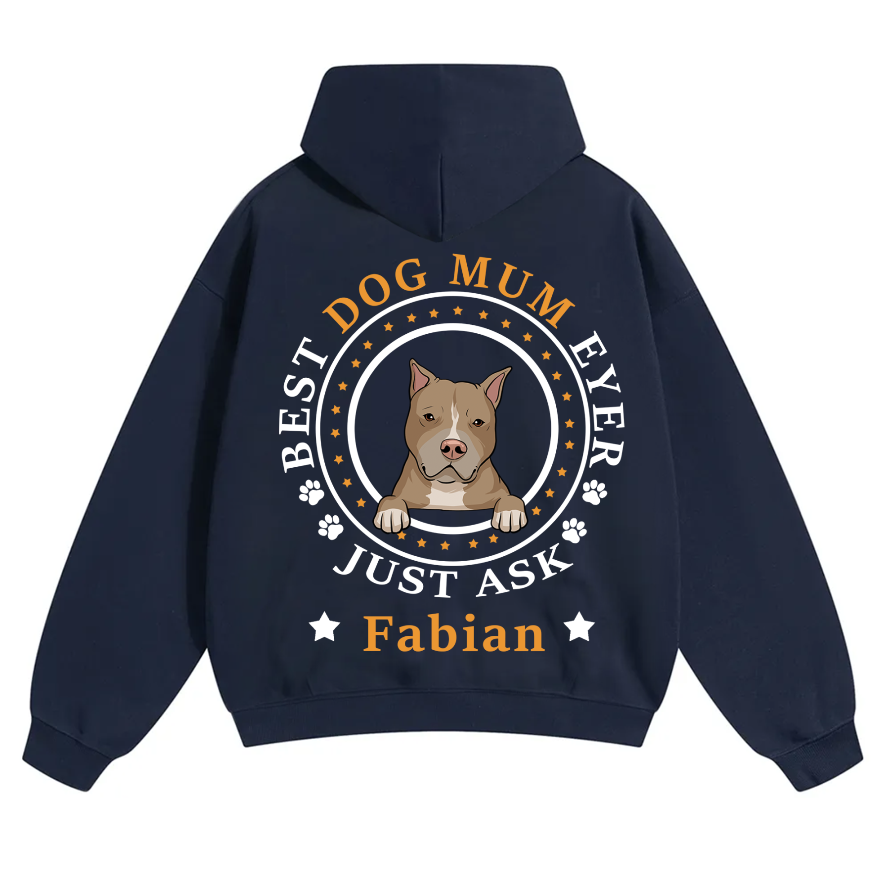 Best Dog Dad/Dog Mum Circle - Personalized Custom Unisex Hoodie