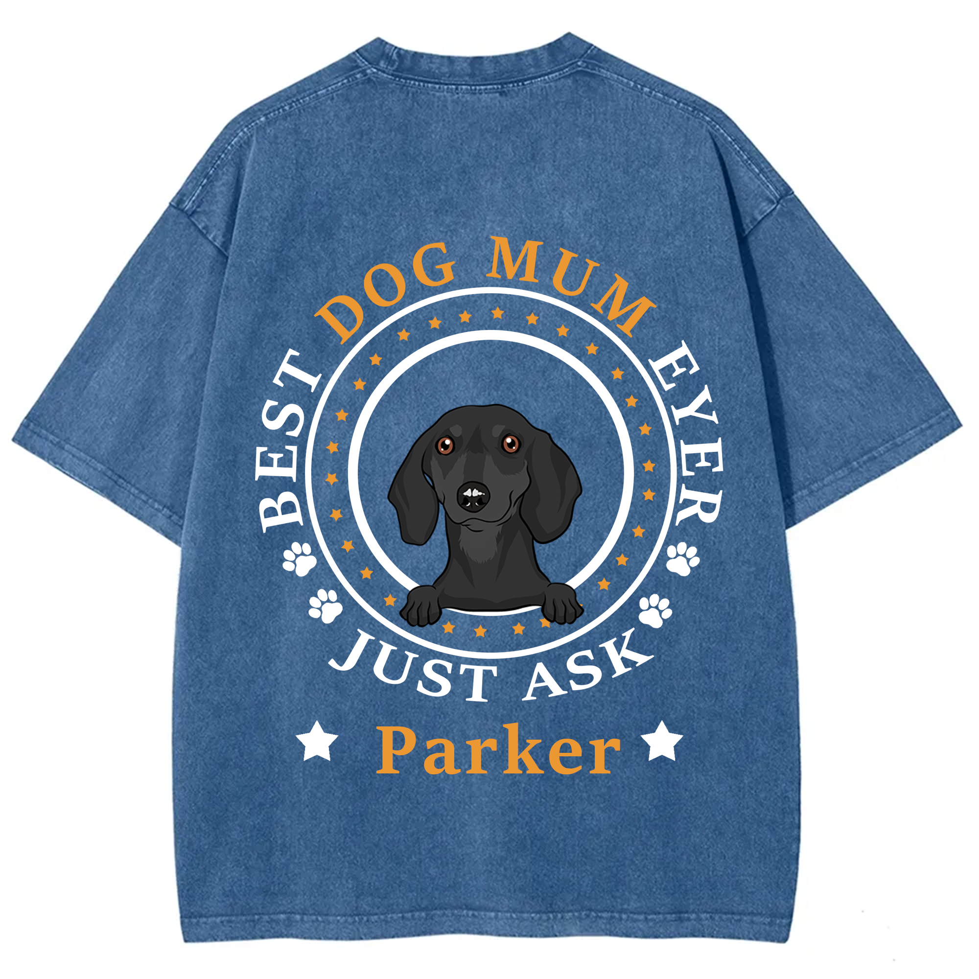 Best Dog Dad/Dog Mum Circle - Personalized Custom Unisex T-shirt