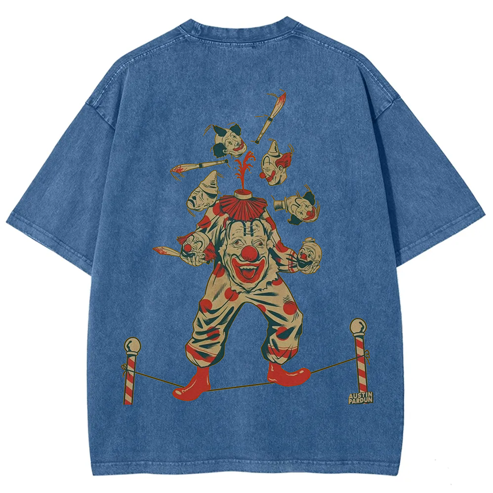 Halloween Clown Art Illustration Print Unisex Classic T-Shirt