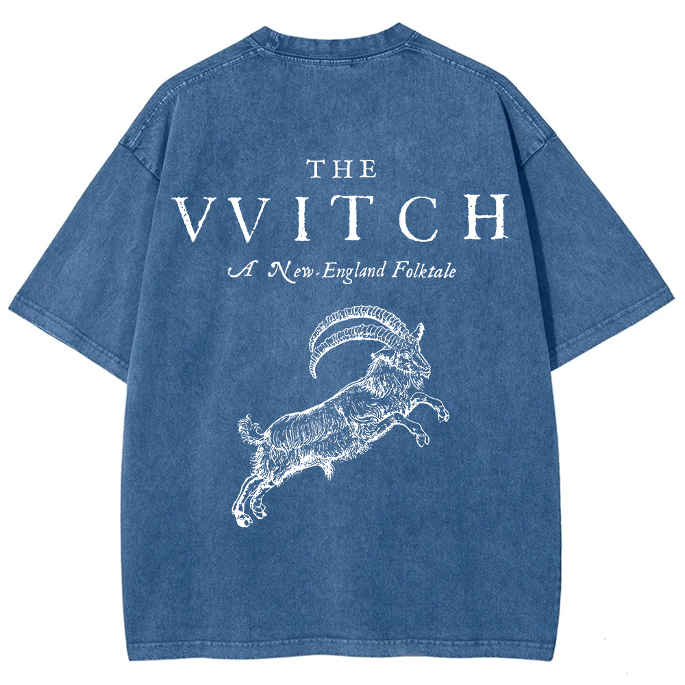 Unisex Vintage Washed The Witch  T-shirt