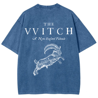 Unisex Vintage Washed The Witch  T-shirt