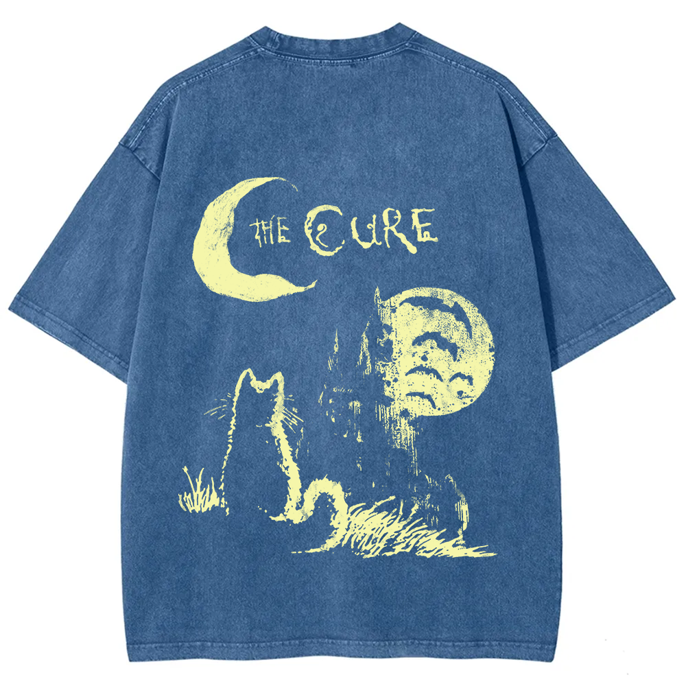  Unisex Vintage Washed The Cure Tank Top T-Shirt