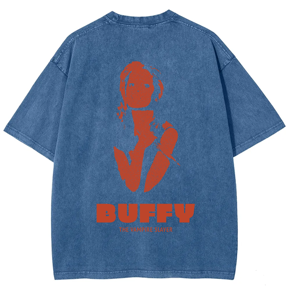 Buffy The Vampire Slayer TV Series Vintage Washed T-Shirt