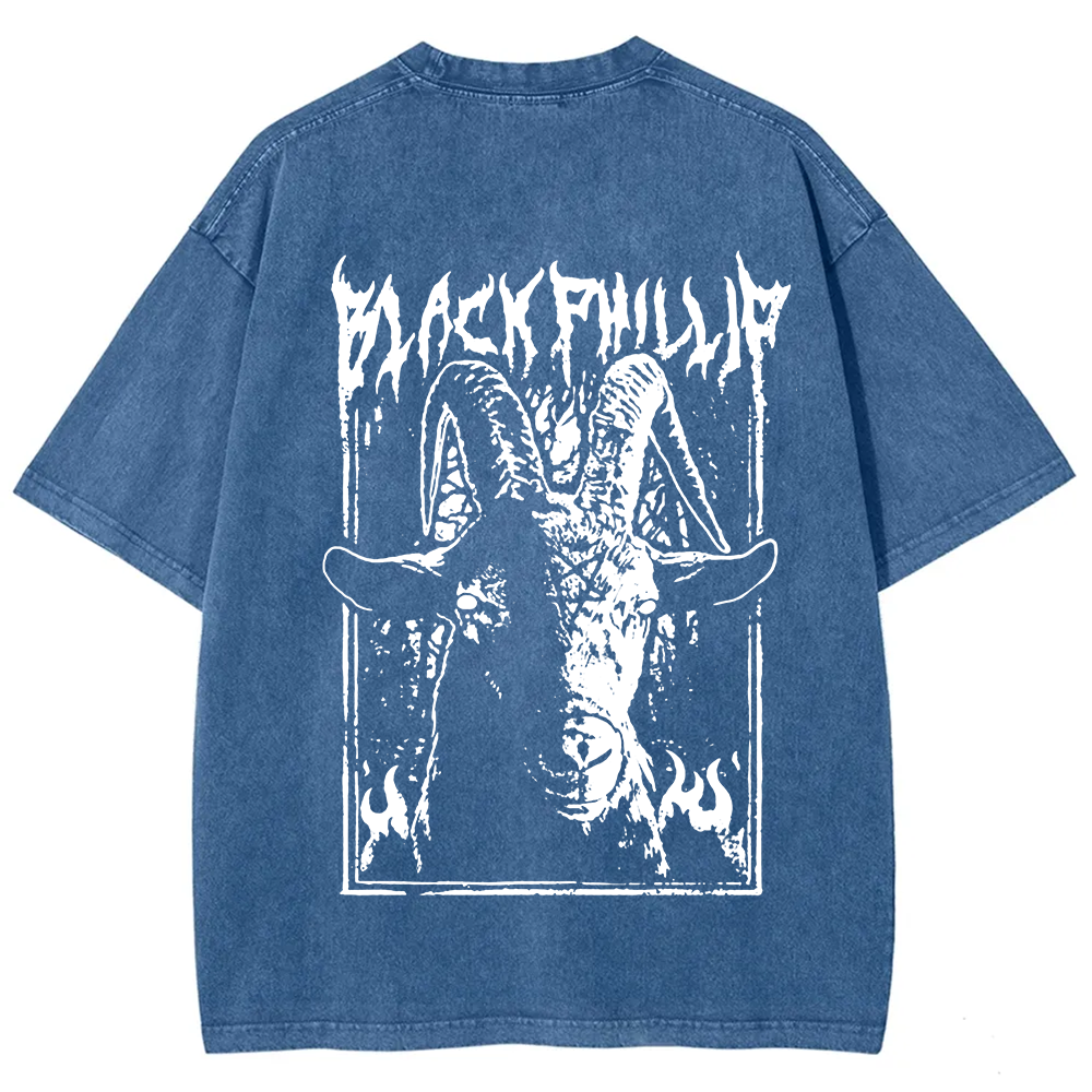 Unisex Vintage Washed The Witch Black Phillip T-Shirt