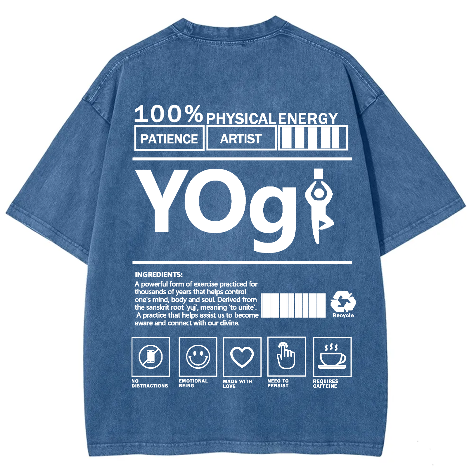 Yogi Solid Color Unisex T-shirt