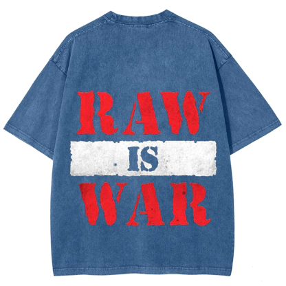 Wrestling WWE Raw Vintage Washed T-Shirt