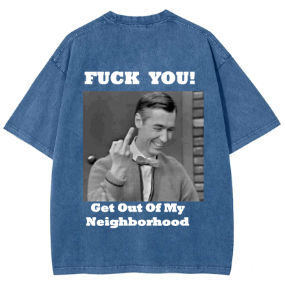 Fuck You Print Casual T-Shirt