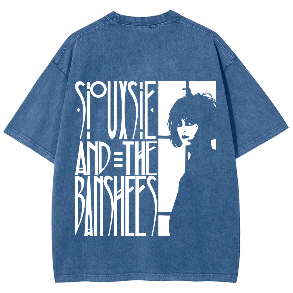 Unisex Vintage Washed Siouxsie and the Banshees T-Shirt