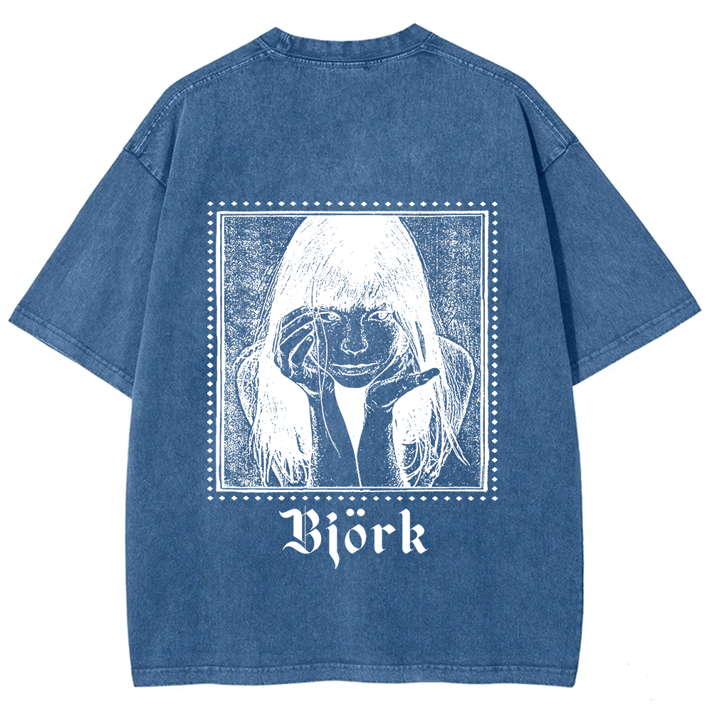 Björk Singer Vintage Washed T-Shirt