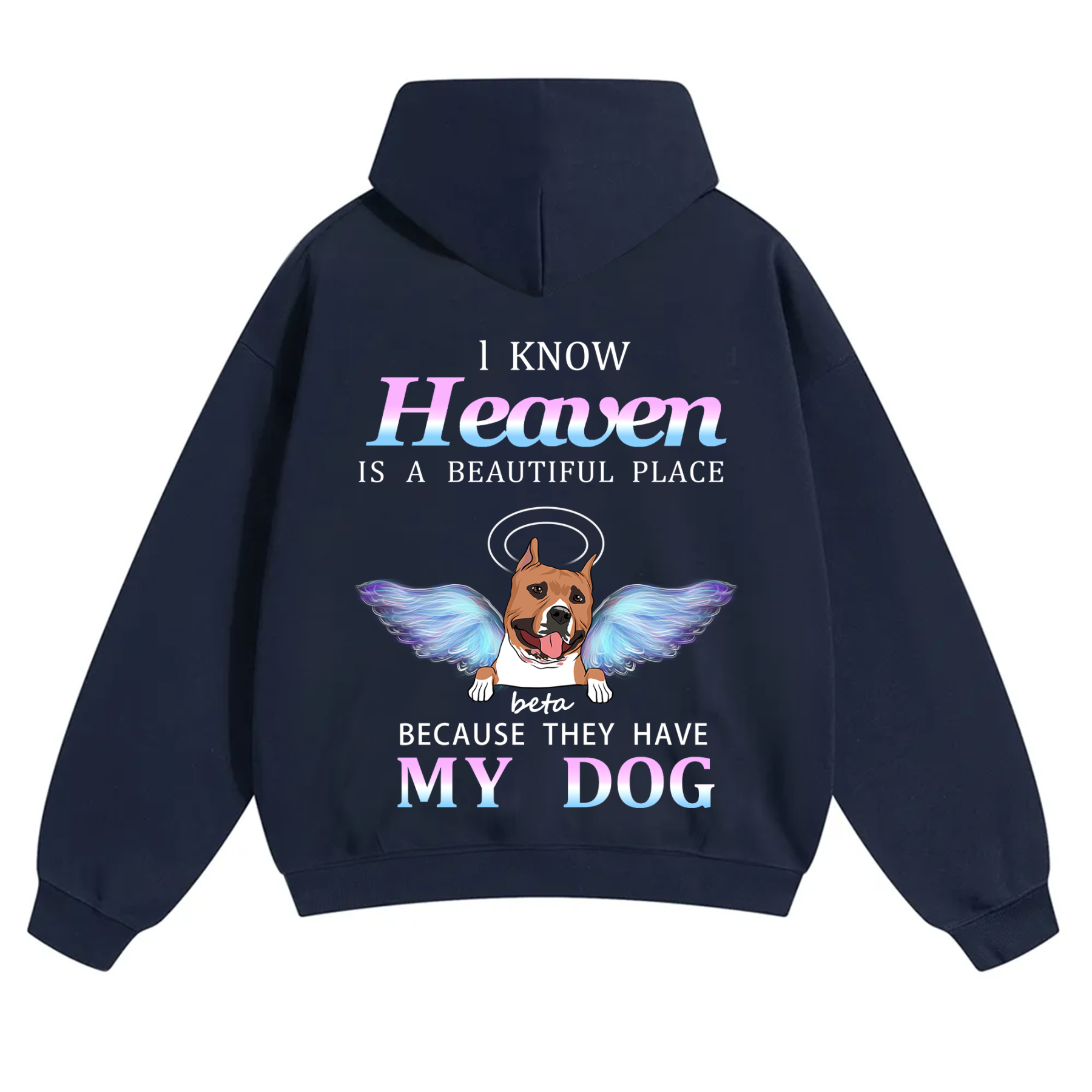 Heaven Is A Beautiful Place - Personalized Custom Unisex Hoodie