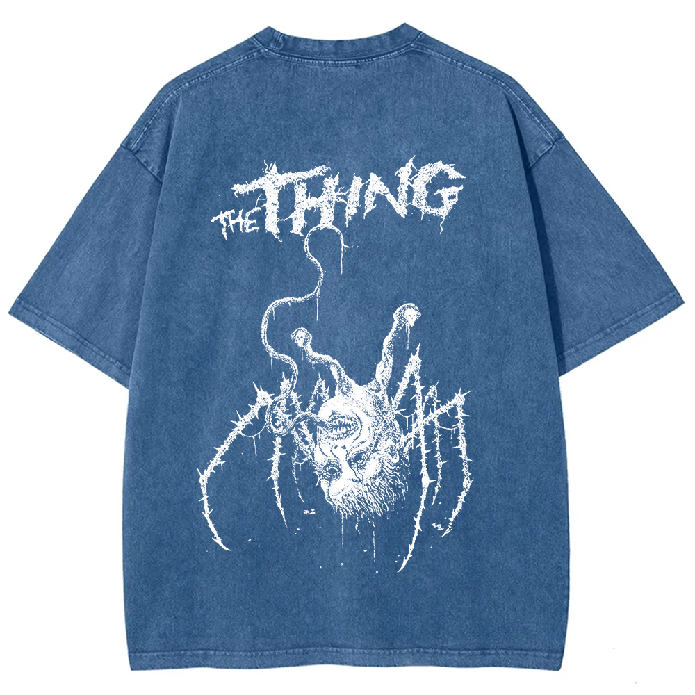Unisex Horror The thing Print T-Shirt
