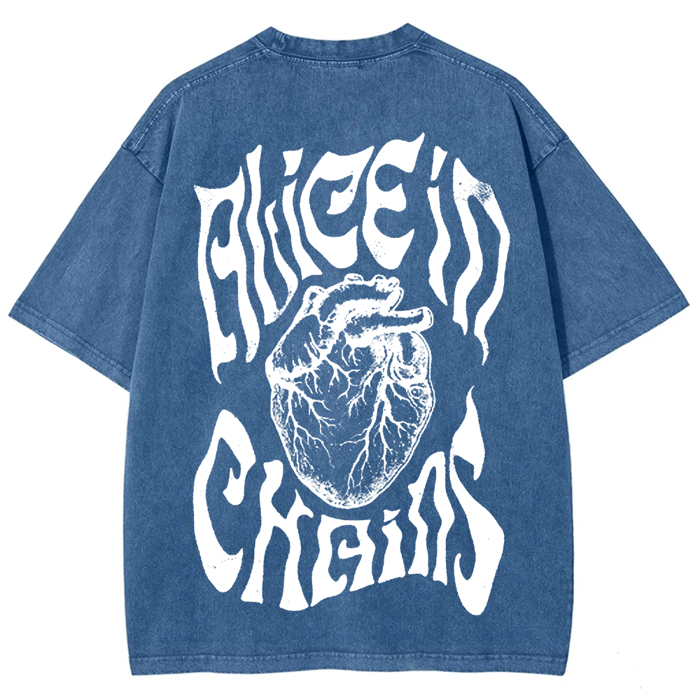 Unisex Vintage Washed Alice in Chains T-Shirt