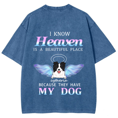 Heaven Is A Beautiful Place - Personalized Custom Unisex T-shirt