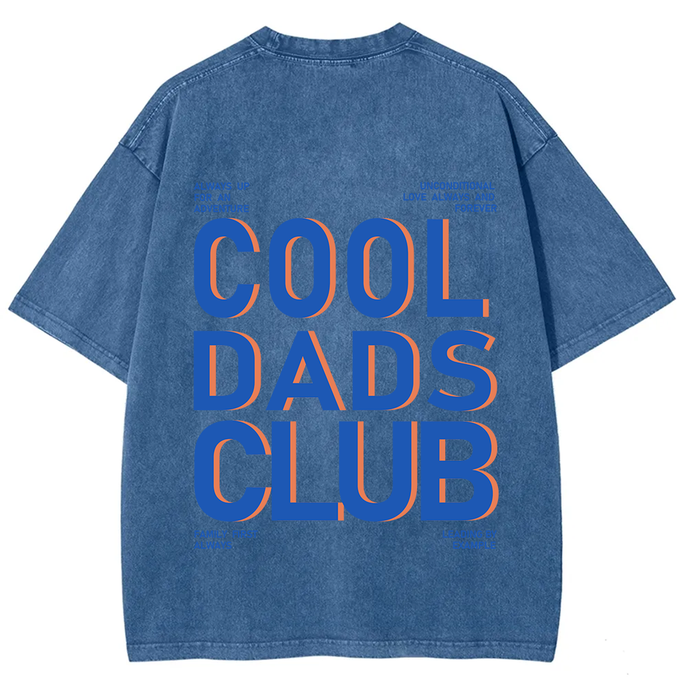 Cool Dads Club Unisex Fit Washed T-Shirt